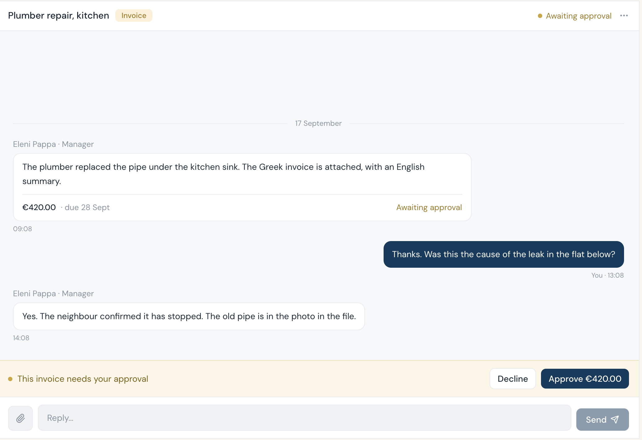 The conversation behind the invoice